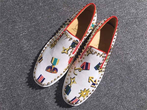 Louboutin For Man Sneakers Christian Louboutin Flat Boat Shoes