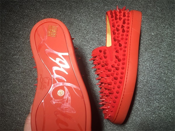 Louboutin For Man Sneakers Christian Louboutin Flat Boat Shoes