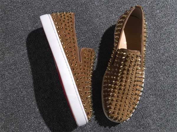 Louboutin For Man Sneakers Christian Louboutin Flat Boat Shoes