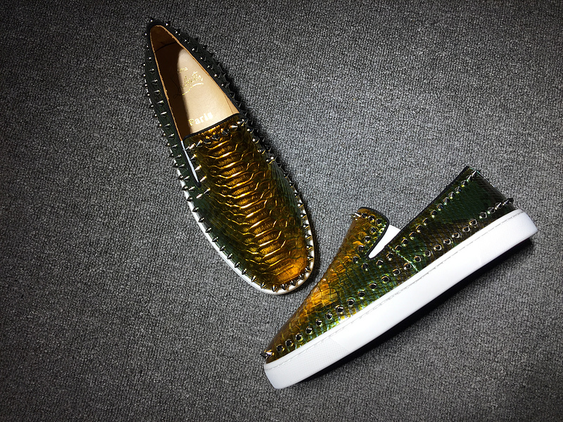 Louboutin For Man Sneakers Christian Louboutin Flat Boat Shoes