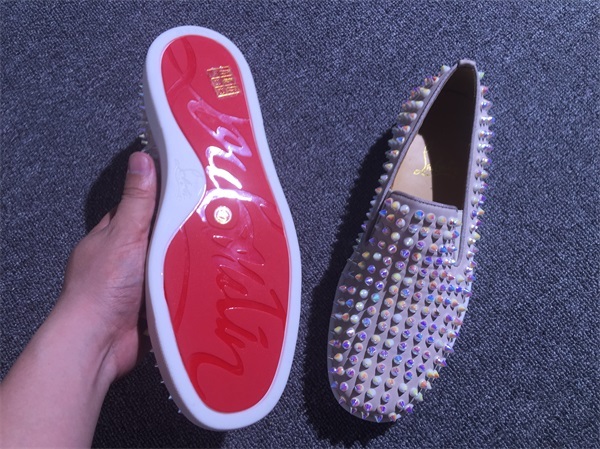 Louboutin For Man Sneakers Christian Louboutin Flat Boat Shoes