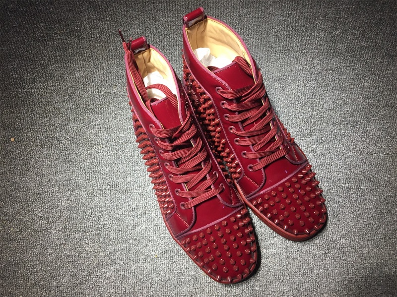 Christian Louboutin High Top Flats Men Sneakers