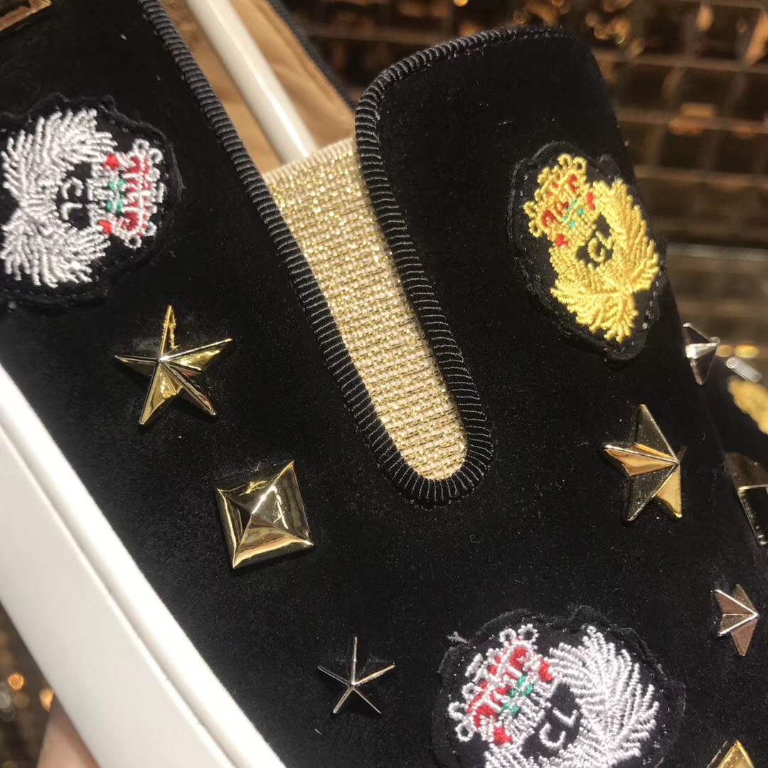 Louboutin for man sneakers Christian Louboutin Flat Boat Shoes