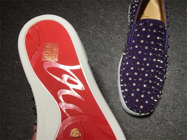 Louboutin For Man Sneakers Christian Louboutin Flat Boat Shoes