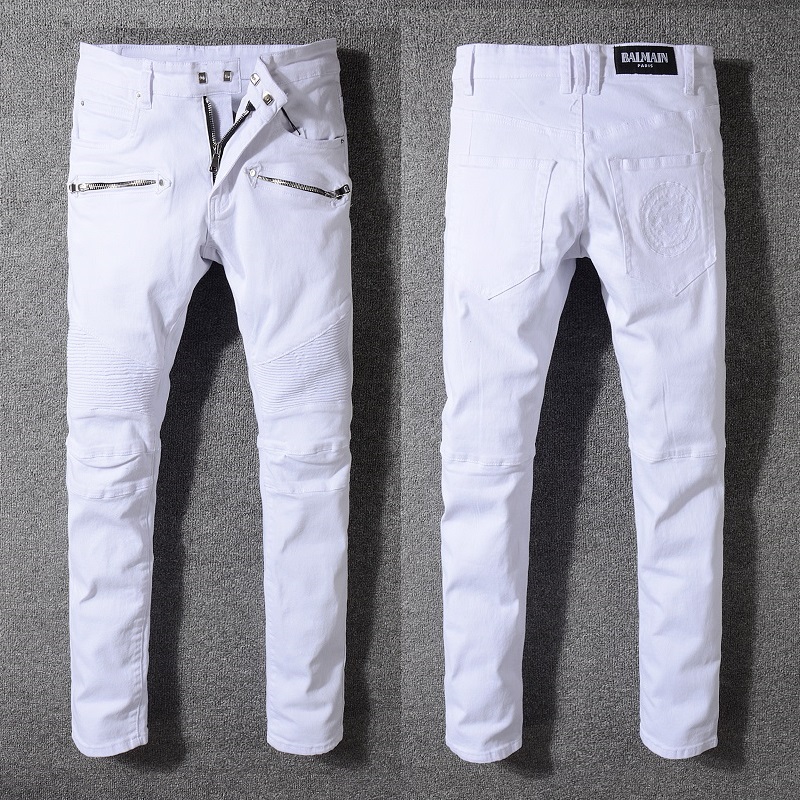 Balmain Jeans Discounts Sale MEN JEANS & TROUSERS BIKER-STYLE JEANS