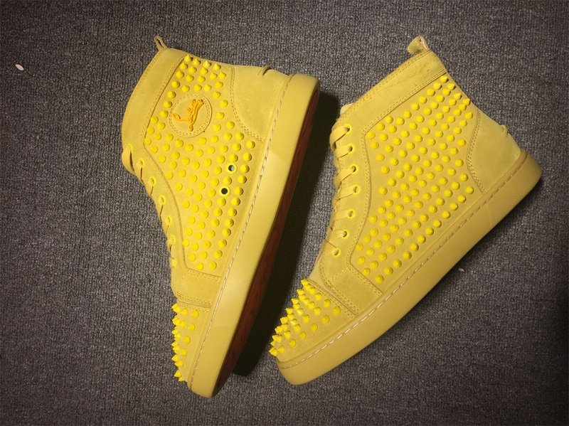 Christian Louboutin High Top Flats Men Sneakers