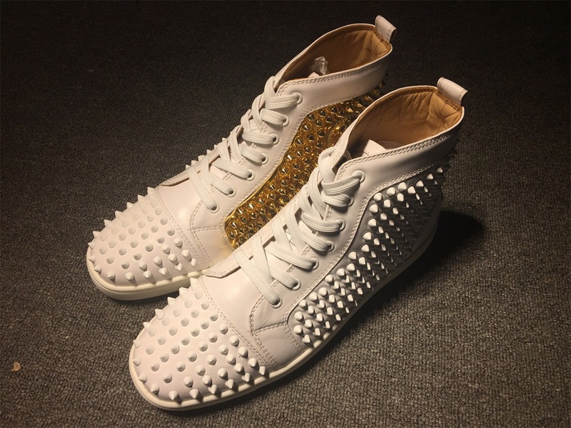 Christian Louboutin High Top Flats Men Sneakers
