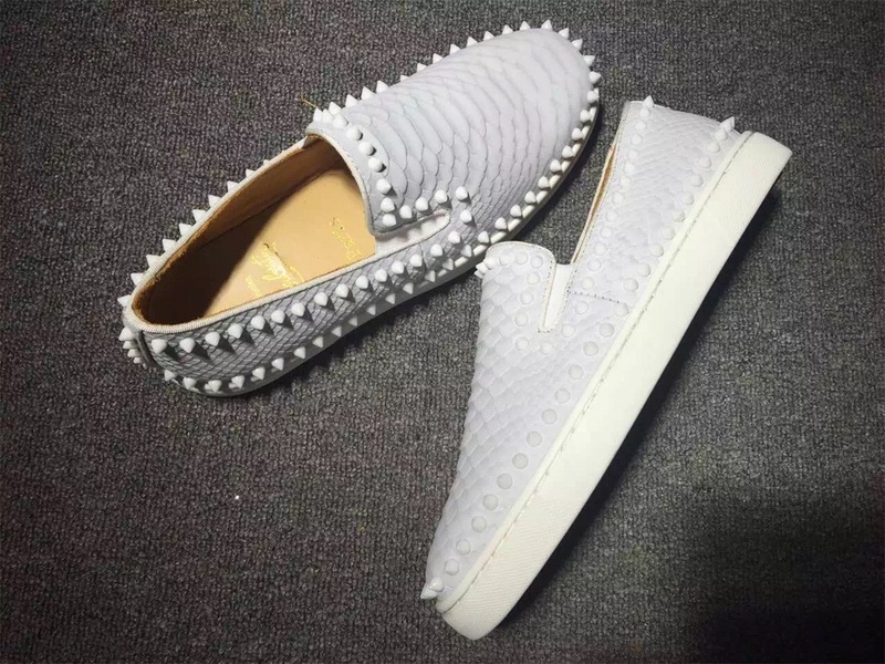 Louboutin For Man Sneakers Christian Louboutin Flat Boat Shoes