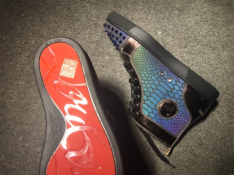 Christian Louboutin High Top Flats Men Sneakers
