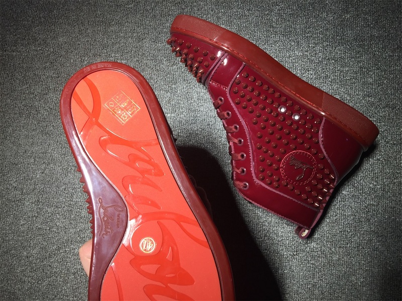 Christian Louboutin High Top Flats Men Sneakers