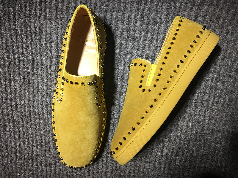 Louboutin For Man Sneakers Christian Louboutin Flat Boat Shoes