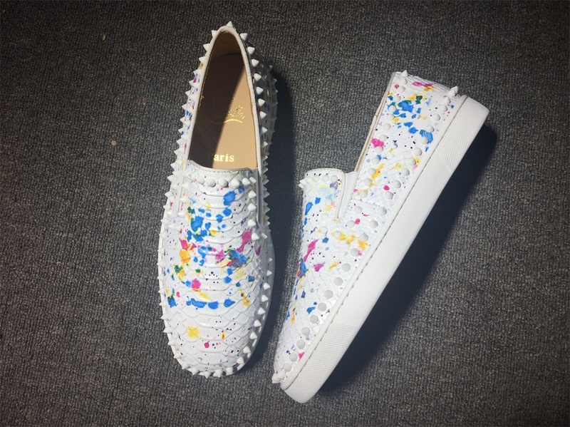 Louboutin For Man Sneakers Christian Louboutin Flat Boat Shoes