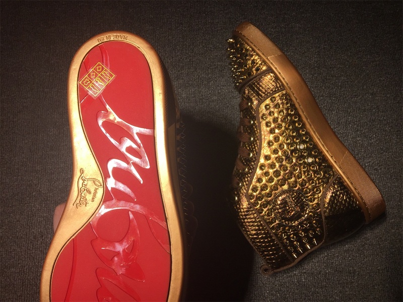 Christian Louboutin High Top Flats Men Sneakers
