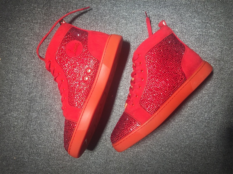 Christian Louboutin High Top Flats Men Sneakers