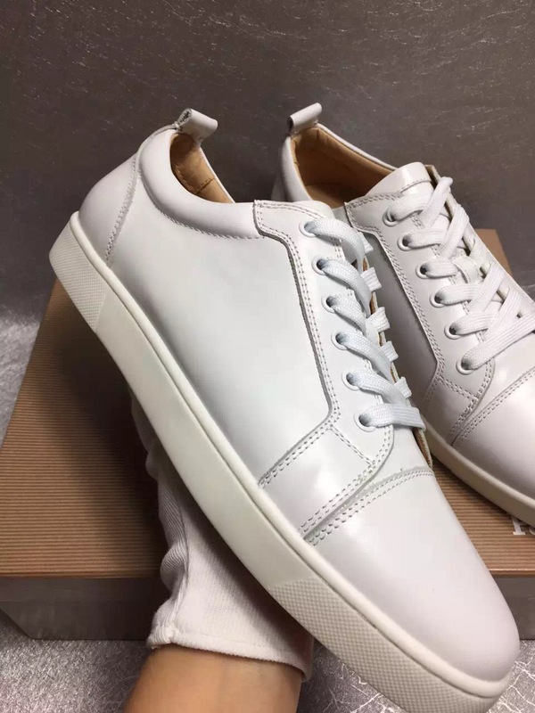 Christian Louboutin White Low Top Junior Shoes