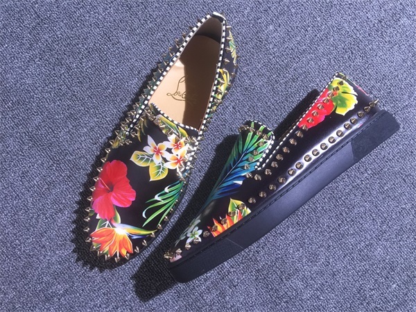 Louboutin For Man Sneakers Christian Louboutin Flat Boat Shoes