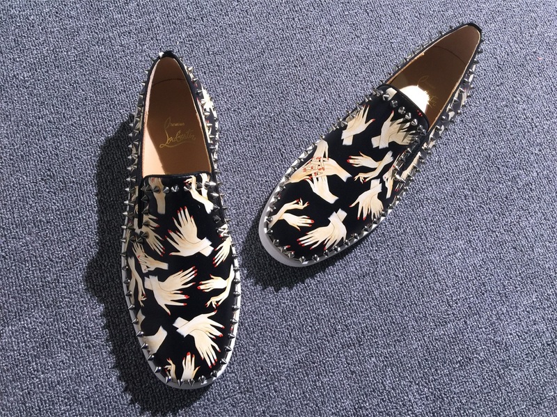 Louboutin For Man Sneakers Christian Louboutin Flat Boat Shoes