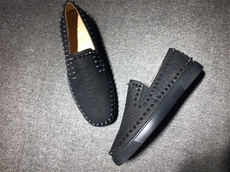 Louboutin For Man Sneakers Christian Louboutin Flat Boat Shoes