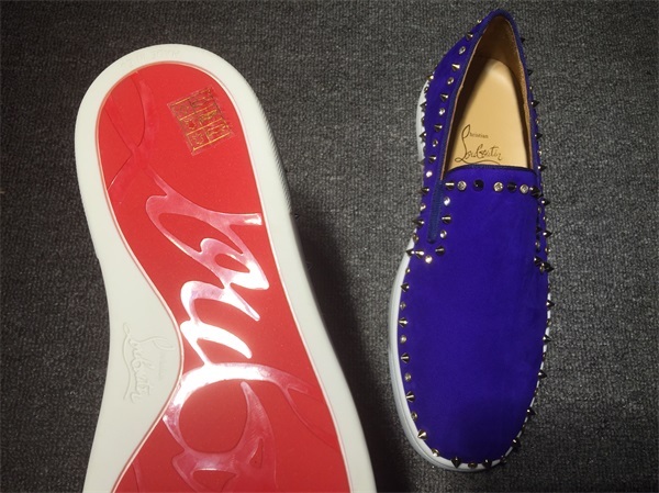 Louboutin For Man Sneakers Christian Louboutin Flat Boat Shoes