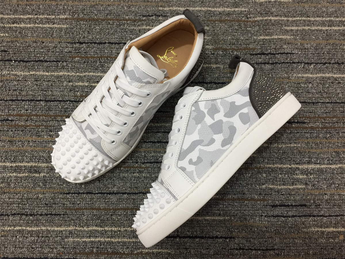 christian louboutin Louis Junior Spikes Flat Sneaker