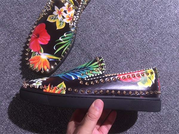 Louboutin For Man Sneakers Christian Louboutin Flat Boat Shoes