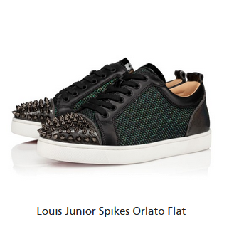 christian louboutin Louis Junior Spikes Orlato Flat shoes