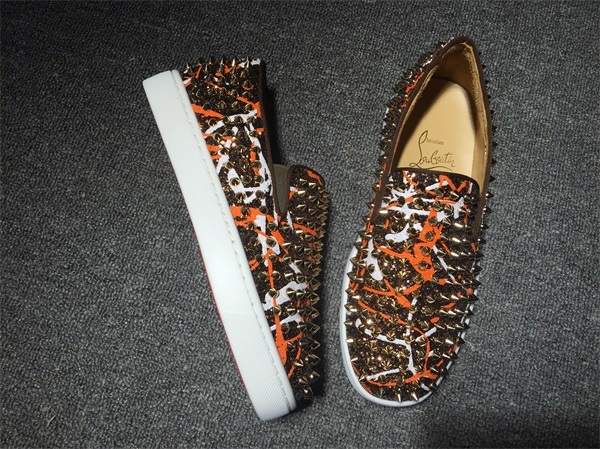 Louboutin For Man Sneakers Christian Louboutin Flat Boat Shoes