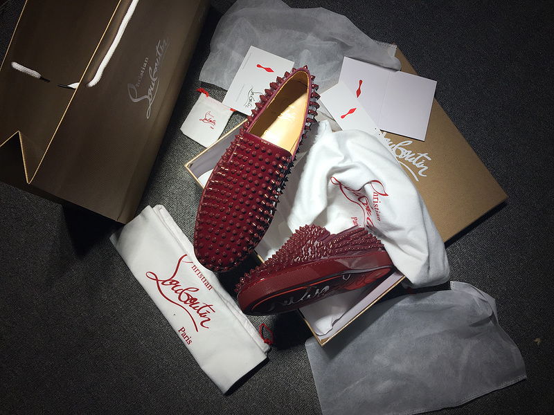Louboutin For Man Sneakers Christian Louboutin Flat Boat Shoes