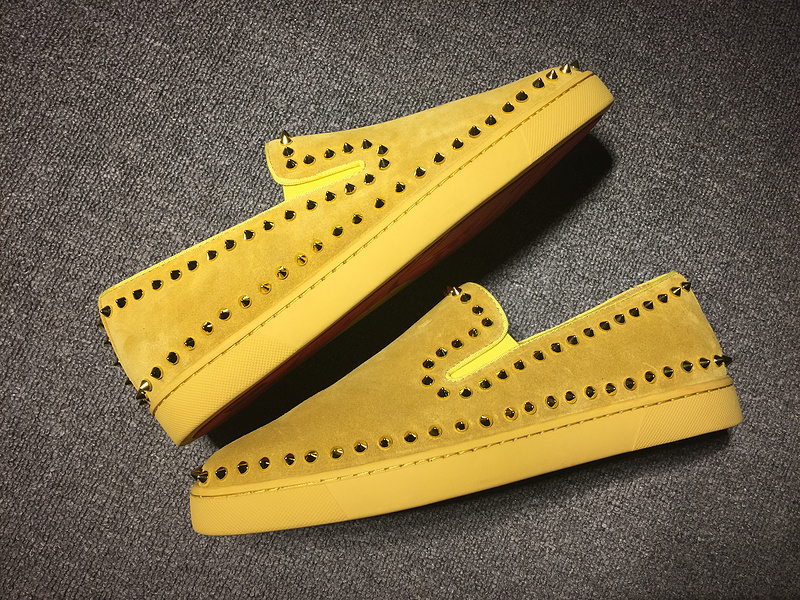 Louboutin For Man Sneakers Christian Louboutin Flat Boat Shoes