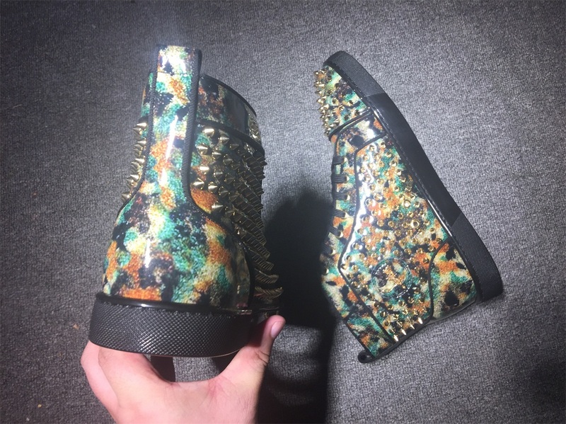Christian Louboutin High Top Flats Men Sneakers