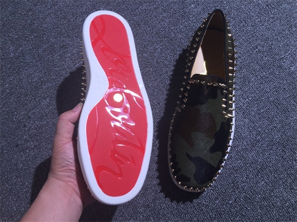 Louboutin For Man Sneakers Christian Louboutin Flat Boat Shoes