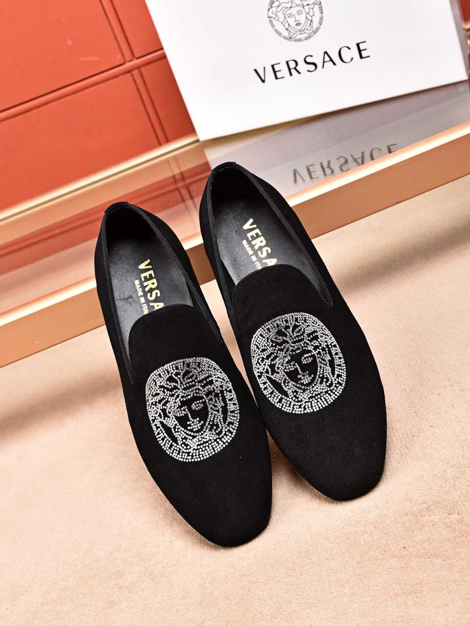 versace loafer shoes for men