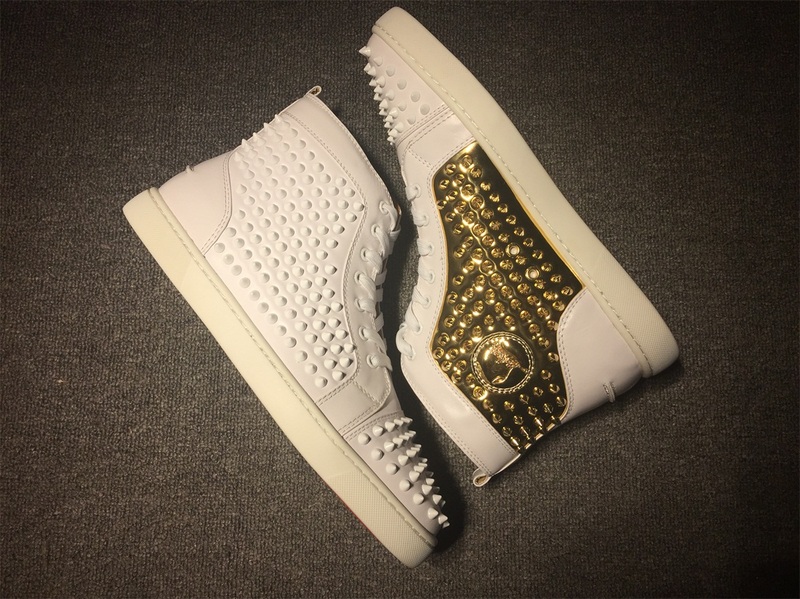 Christian Louboutin High Top Flats Men Sneakers