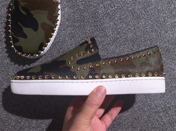 Louboutin For Man Sneakers Christian Louboutin Flat Boat Shoes