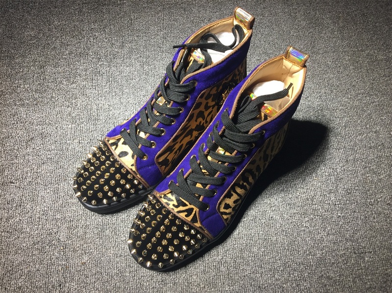 Christian Louboutin High Top Flats Men Sneakers