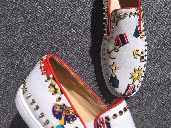 Louboutin For Man Sneakers Christian Louboutin Flat Boat Shoes