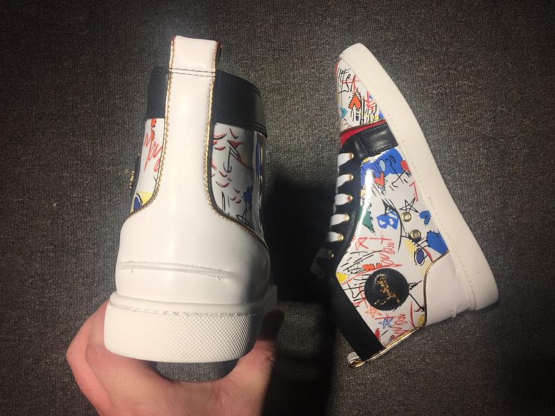 Christian Louboutin High Top Flats Men Sneakers