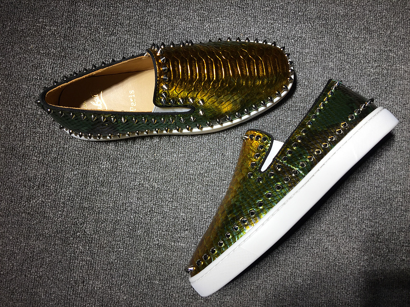 Louboutin For Man Sneakers Christian Louboutin Flat Boat Shoes