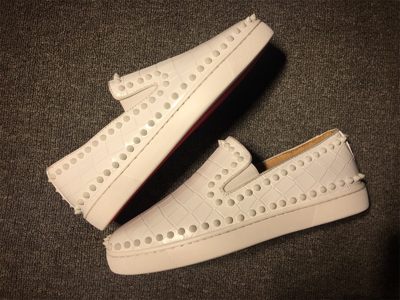 Louboutin For Man Sneakers Christian Louboutin Flat Boat Shoes