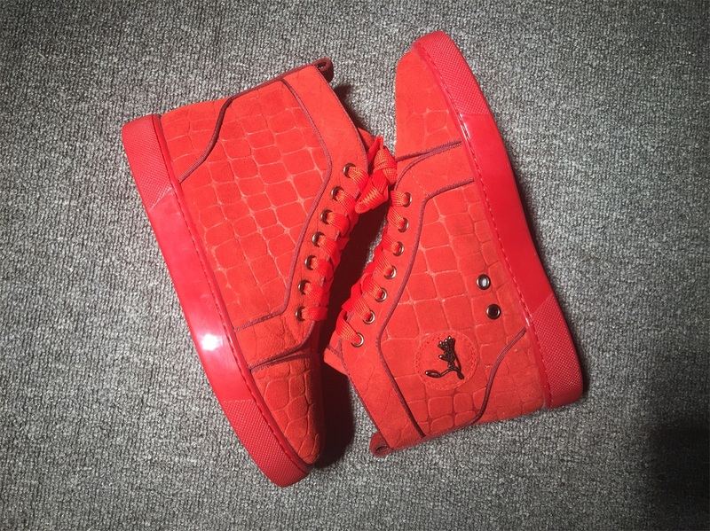 Christian Louboutin High Top Flats Men Sneakers