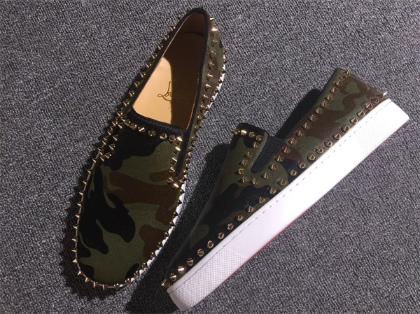 Louboutin For Man Sneakers Christian Louboutin Flat Boat Shoes