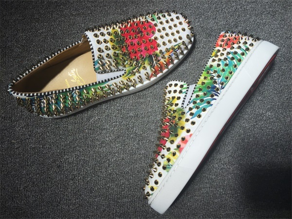 Louboutin For Man Sneakers Christian Louboutin Flat Boat Shoes