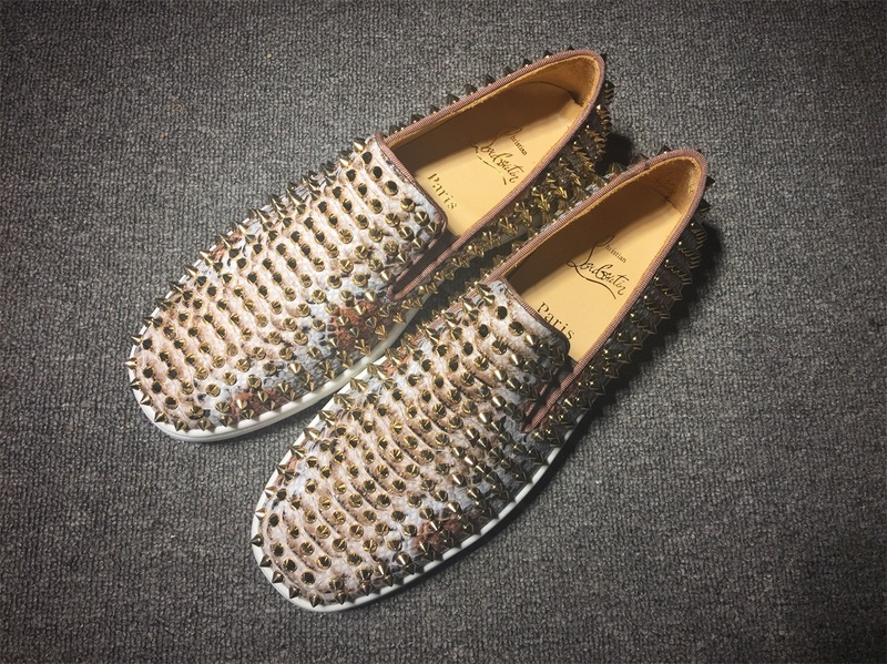Louboutin For Man Sneakers Christian Louboutin Flat Boat Shoes