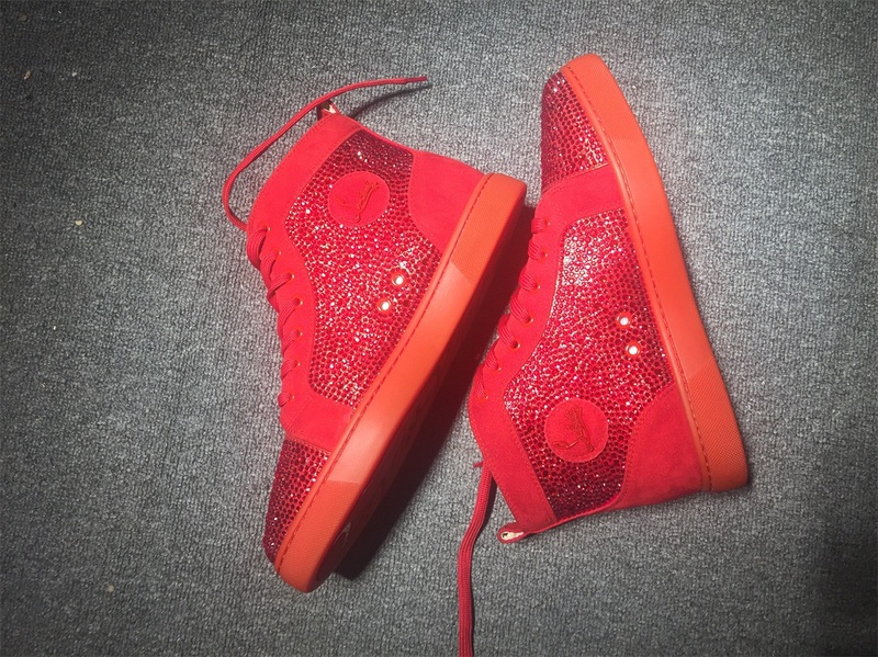 Christian Louboutin High Top Flats Men Sneakers