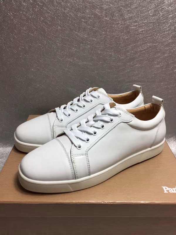 Christian Louboutin White Low Top Junior Shoes
