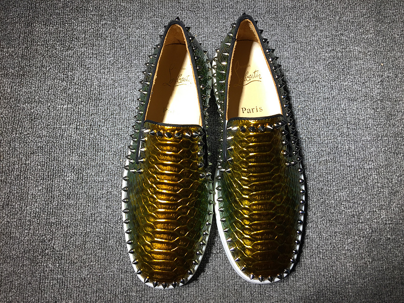 Louboutin For Man Sneakers Christian Louboutin Flat Boat Shoes