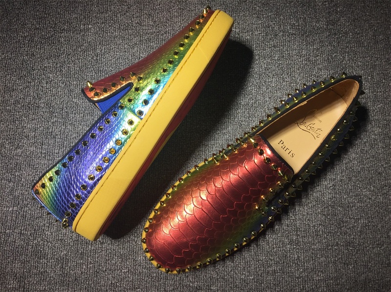 Louboutin For Man Sneakers Christian Louboutin Flat Boat Shoes