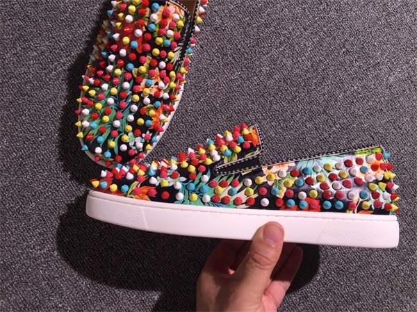Louboutin For Man Sneakers Christian Louboutin Flat Boat Shoes