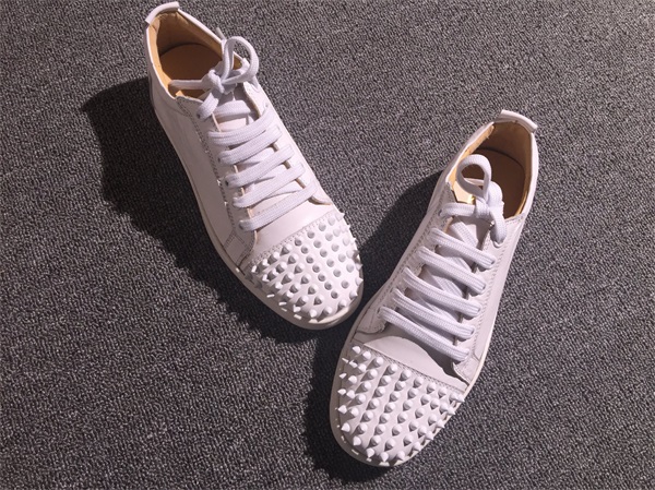 Christian Louboutin White Low Top Junior Shoes