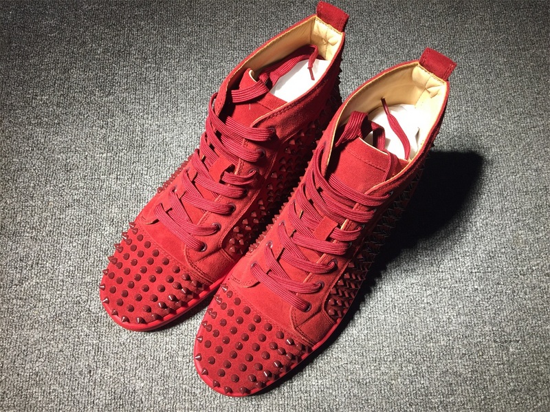 Christian Louboutin High Top Flats Men Sneakers